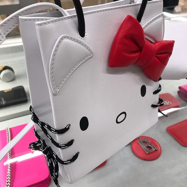 2020年人気新作超限定 バレンシアガコピー【バレンシアガ&Hello Kittyコラボ】Shopping Tote XXS